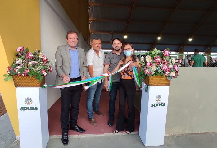 Prefeitura de Sousa entrega moderno ginásio poliesportivo no bairro jardim Brasília 